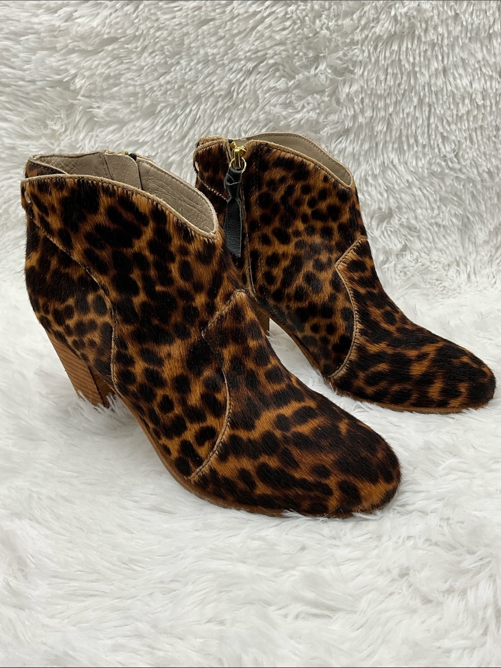 Boden Ankle Boots Size 7.5 (38) Leopard-Print Ankle Boots